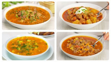 4 вкусных супа c мясом, которые захочется приготовить не раз. Рецепты от Всегда Вкусно!