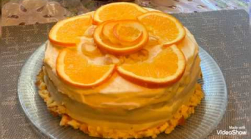 Recipe Апельсиновый бисквитный торт на сковородке за 25 минут❤️ торт без духовки! 