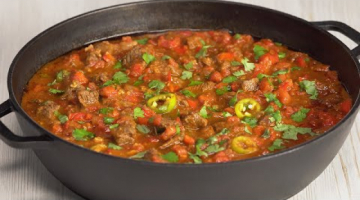 Аппетитное грузинское ОСТРИ ИЗ ГОВЯДИНЫ в овощном соусе на сковороде. Рецепт от Всегда Вкусно!