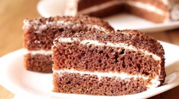 Recipe БЫСТРЫЙ ⌛ Домашний ТОРТ на КЕФИРЕ | Шоколадный Торт Чёрный Принц | Три Стакана