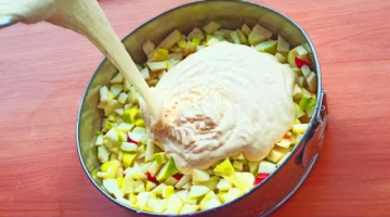 Быстрый и легкий рецепт яблочного пирога. 5 минут и готово #7