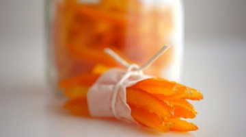 Recipe Цукаты из апельсиновых корок. Быстрый способ