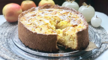 Recipe Цветаевский яблочный пирог. Нежное, хрустящее тесто со сметанной заливкой!