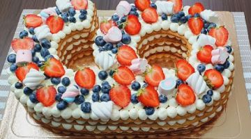 Этот торт будет самый красивый, нежный и вкусный торт в вашей жизни! Готовится очень быстро!