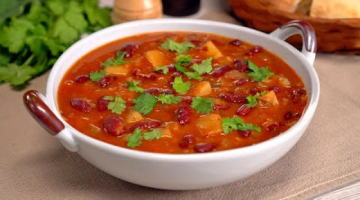 Фасолевый ШЕЧАМАДЫ - необыкновенно вкусный грузинский суп за 35 минут.  Рецепт от Всегда Вкусно!