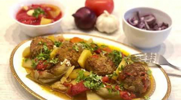 Recipe Газан-котлет. Котлеты с овощами. Азербайджанская кухня.