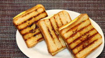 Recipe Горячие бутерброды с колбасой и сыром! Гриль
