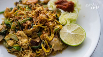 Recipe Хокке ми - лапша с морепродуктами и свининой. Малазийская кухня