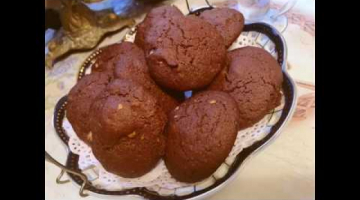 Recipe Хрустящее шоколадное  печенье с орехами за 20 минут❤️ 