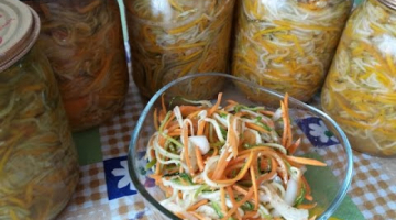 Recipe Кабачки по-корейски. Салат из кабачков на зиму