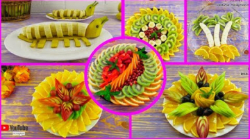 Recipe Красивая фруктовая нарезка на Праздничный стол! 7 фруктовых тарелок на День Рождения