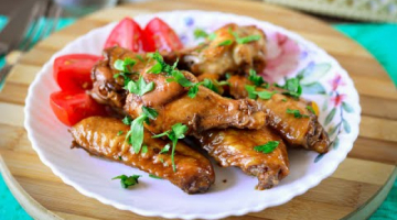 Recipe Куриные крылышки в соево-медовом соусе – блюдо в духовке
