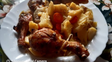 Recipe Куриные ножки с картошкой в рукаве! Вкуснейший! ленивый ужин или обед!