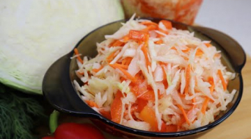Маринованная капуста быстрого приготовления - Вкусный салат на каждый день!
