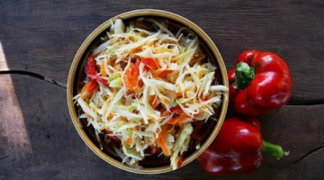 Маринованная капуста за сутки рецепт, Вкусный и быстрый салат на каждый день!