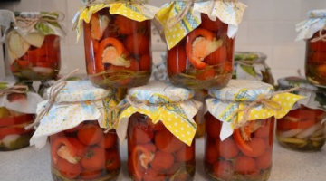 Маринованные помидоры черри с перцем ратунда | Видео рецепты