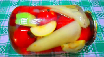 Маринованные помидоры на зиму без уксуса и стерилизации\ Простой рецепт с яблоками