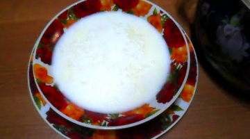 Молочный суп с рисом | Быстрый супец "Вкус детства"