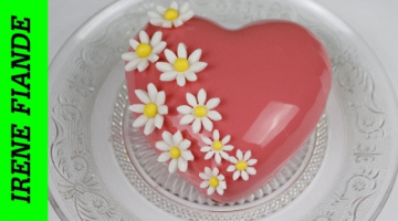 Муссовый  клубничный торт. Торт Сердце ко дню Святого Валентина