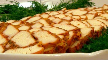 Recipe Мясо "Мраморное" Эффектная мясная закуска для праздничного стола.