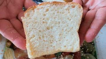 Не   касайтесь теста  руками!  Хрустящий нежный хлеб без замеса!
