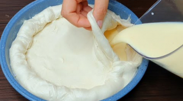 Не пирог, а ШЕДЕВР! Если у Вас дома есть молоко и яйцо, вы легко сможете приготовить этот рецепт!