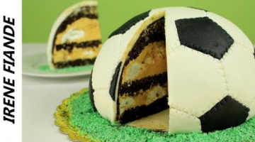 Незабываемый сюрприз для мужчин! Торт " Сникерс" Футбольный мяч - сплошное наслаждение!