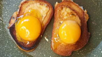 Новый способ приготовить яйца на завтрак. Вкусные яичные бутерброды # 72