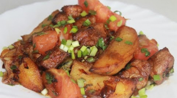 Оджахури или жареная картошка с мясом. Просто,вкусно и сытно!