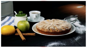 Recipe Овсяный пирог с творогом и яблоками. Вкусный и полезный!