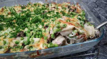Recipe Запеканка из Пельменей с овощами и сыром в духовки.