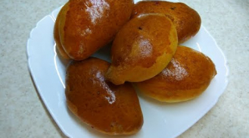 Пирожки с вишней и абрикосом  печеные в духовке