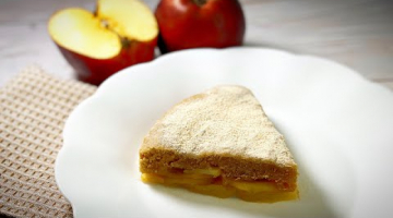 Recipe Постная шарлотка с яблоками