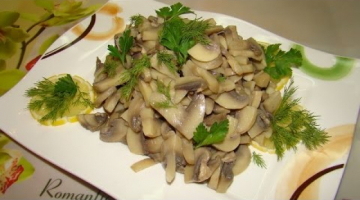 Салат из грибов | Видео рецепты