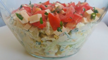 Recipe Салат КРАСНАЯ ШАПОЧКА вкусный Простой и Легкий салат на Праздничный стол или Ужин