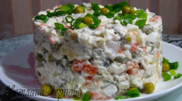 Recipe Салат" Оливье"  с рыбой ,оригинально и вкусно
