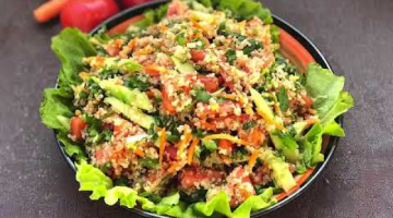 Recipe Салат Табуле с киноа. Полезный и сытный овощной салат, альтернатива ужину!
