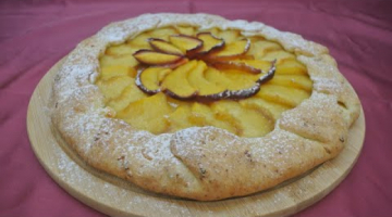 Recipe Самый простой рецепт пирога с персиками - готовим быстро и вкусно