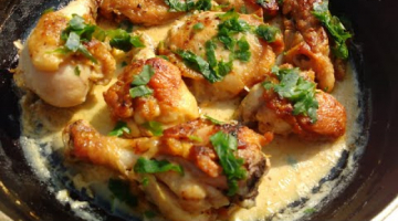 Recipe Шкмерули из курицы - ароматное и сочное блюдо грузинской кухни.