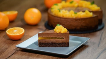 Recipe Шоколадно-апельсиновый муссовый торт