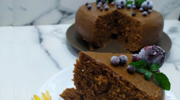 Recipe Шоколадный торт на раз, два, три шоколадный бисквит, самый быстрый торт