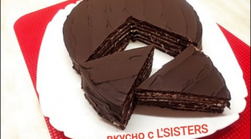 Recipe Шоколадный торт на сковороде / Торт "Шоколад на кипятке"