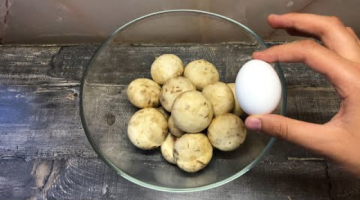 Смешайте грибы с яйцом и вы получите самый быстрый завтрак