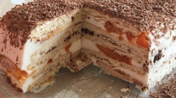 Recipe Сметанно-абрикосовый торт без выпечки