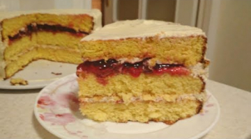 Recipe Торт "Нежность"  Безумно Вкусный и Недорогой Бисквитный Торт