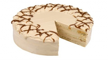 Торт "Нежный" - песочные коржи и творожно-карамельный крем. Пошаговый рецепт.