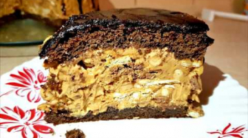 Recipe Торт  на Скорую Руку "СНИКЕРС"  Вкуснее Торта я Не Ела! Cake "Snickers"