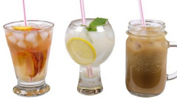 Recipe Три летних освежающих напитка: чай, лимонад, кофе.