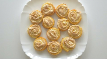 Recipe Творожное печенье "Розы" с меренгой. Просто, красиво, вкусно