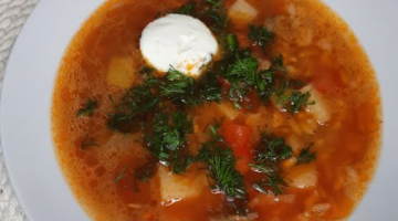 Узбекский суп Мастава 